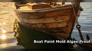 Peinture pour bateau en bois : résistante à l'eau de mer, aux algues et aux moisissures